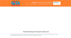 Desktop Screenshot of jurnalpeternakan.com